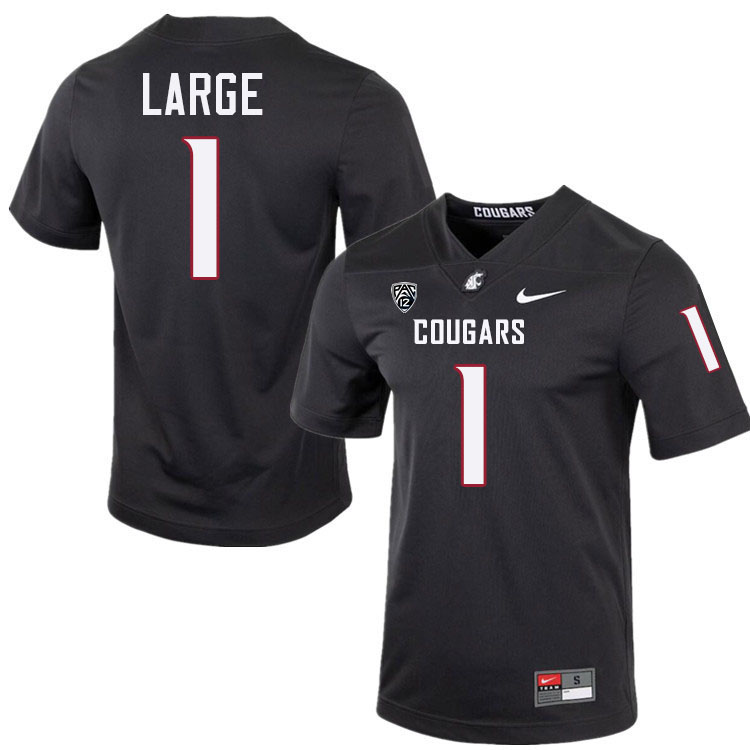 Tucker Large WSU Cougars Jersey.Washington State Cougars #1 Tucker Large Jersey Youth-Charcoal